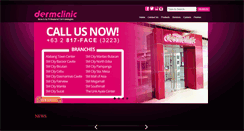 Desktop Screenshot of dermclinic.com.ph